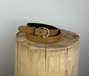 Ceinture en cuir camel