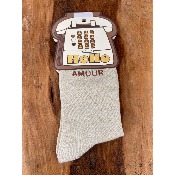 Chaussettes � paillettes lurex imprim�s divers 35-41