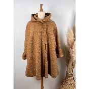 Manteau à capuche laine bouillie jusqu'au 54/56 grande taille  