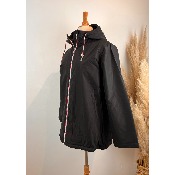 Parka Fourrée noire courte grande taille 50 - 56