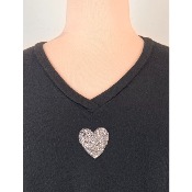 Pull coeur oversize grande taille 58 / 60