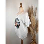 T-shirt en coton Aloha grande Taille