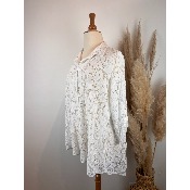 Chemise en dentelle perroquets dos grande taille