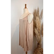 Fond de robe viscose mi-long grande taille