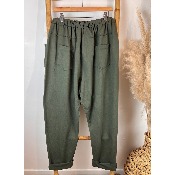 Pantalon jogging cœur léopard grande taille