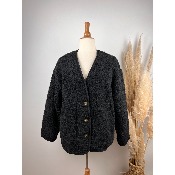 Veste imitation mouton grande taille