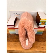 Chaussons fourrés Little Marcel Rose