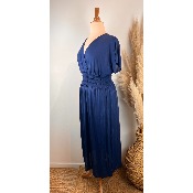 Robe longue magique unie grande taille 38/40 au 50/52