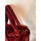 Sac cabas en fausse fourrure