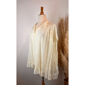 Tunique voile de coton grande taille