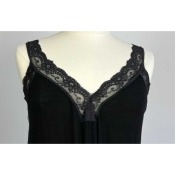 Caraco dentelle 46 - 48 - noir