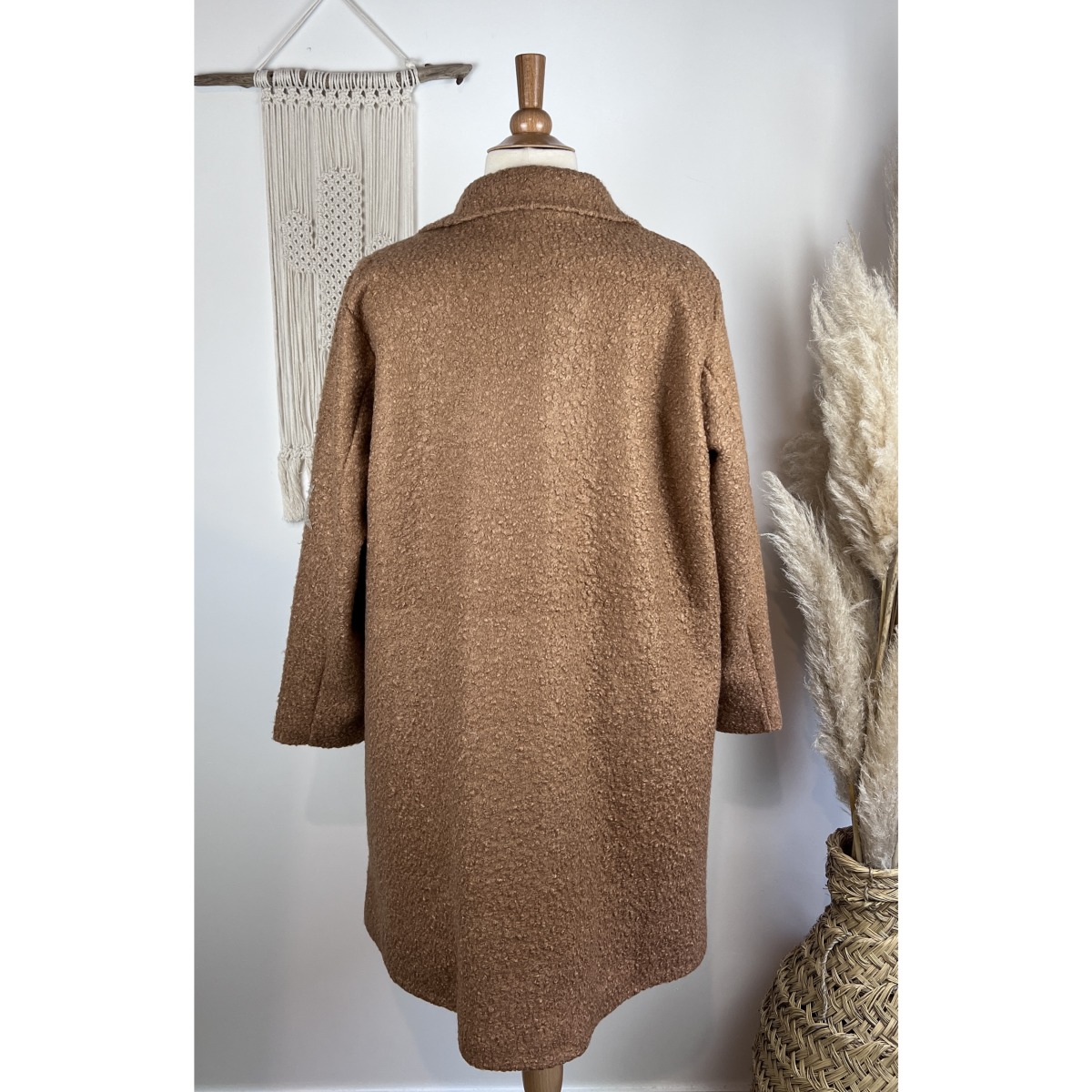 Tunique Piment Rouge Taille XL - Couleur Beige, Manches Longues - Occasion Très Bon état