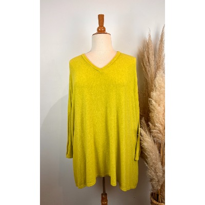 Pull uni oversize grande taille 58 / 60
