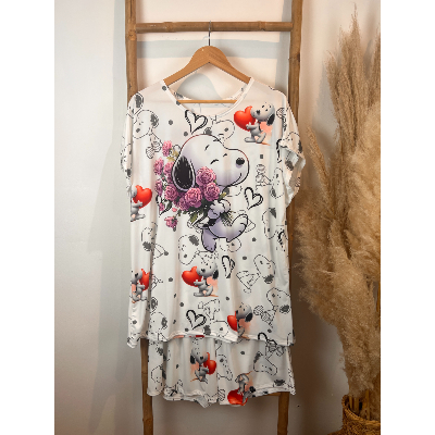Pyjashort Snoopy grande taille