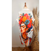 Robe chemise / kimono Frida grande taille