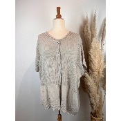 Tunique en gaze de coton & broderie anglaise
