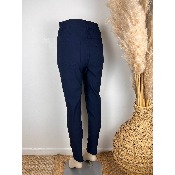 Pantalon Jegging bleu marine coton du 42 au 52