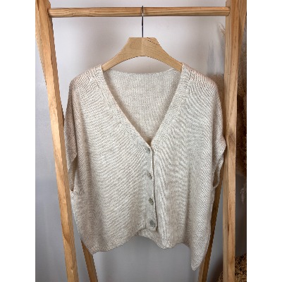 Gilet court sans manches uni grande taille