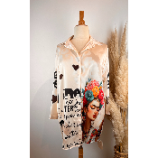 Chemise Frida au pinceau grande taille
