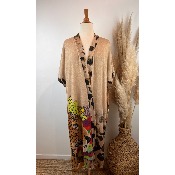 Kimono lurex léopard grande taille
