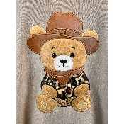 Pull ours cowboy léopard grande taille