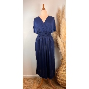 Robe longue magique unie grande taille 38/40 au 50/52