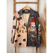 Veste blazer suédine Calavera