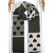 Echarpe Cœurs