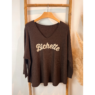 Pull "Bichette" grande taille