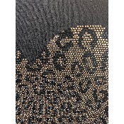 Pull manches courtes coeur léopard strass grande taille