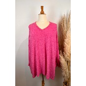 Pull uni oversize grande taille 58 / 60