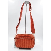 Sac reporter en velours - bandoulière grande longueur