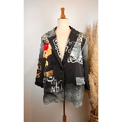 Blazer veste ours Grande Taille