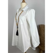 Chemise coton blanche - 50 52