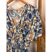 Combinaison magique bleu jean grande taille
