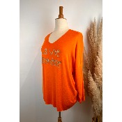 Pull printemps "la vie bohème" grande taille