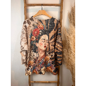 Pull maille poilue Frida grande taille