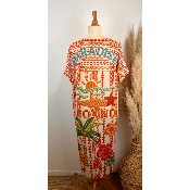 Robe longue lurex paradise ara grande taille