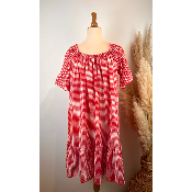 Robe vichy rouge grande taille