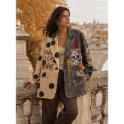 Veste blazer suédine Calavera