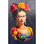 Veste en jean longue à capuche dos Frida grande taille