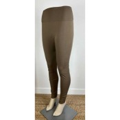 Legging taille haute ventre plat - taupe