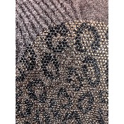 Pull manches courtes coeur léopard strass grande taille