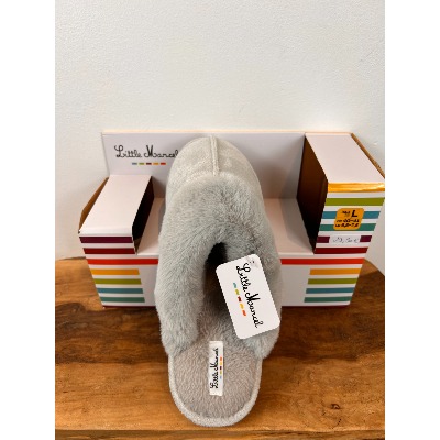 Chaussons fourrés Little Marcel Gris