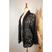 Gilet en dentelle grande taille