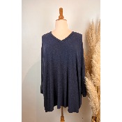 Pull uni oversize grande taille 58 / 60