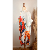 Robe chemise / kimono Frida grande taille