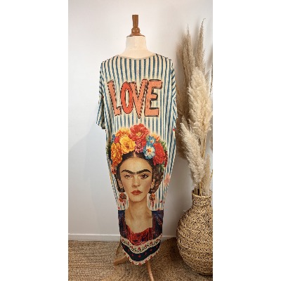Robe longue lurex Frida Love grande taille