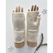 Mitaines strass c�ur 