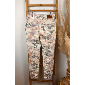 Pantalon à fleurs roses Karostar du 38 au 48